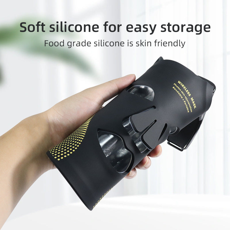 Red Blu-ray Silicone Beauty Apparatus Home Face