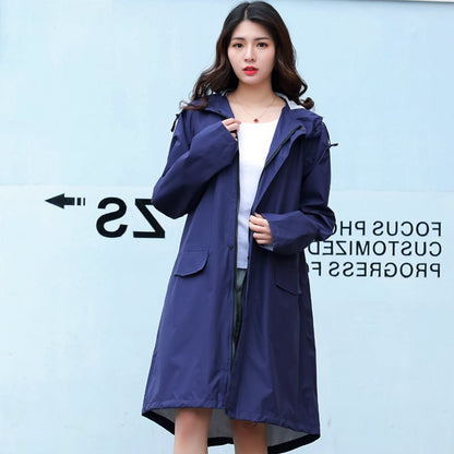 Full body zipper waterproof jacket