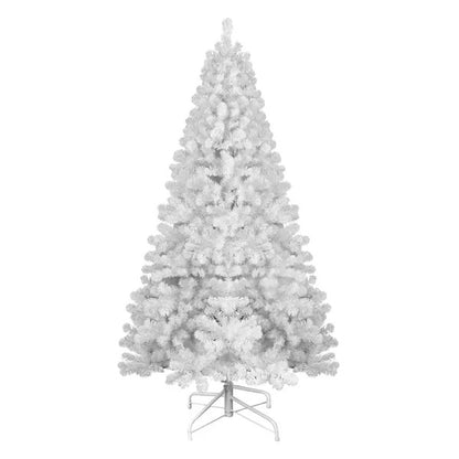 5ft Unlit White Halloween Christmas Tree With 498 Branch Tips For Holiday Decoration