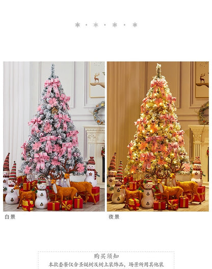 Christmas Bows For Tree, Christmas Tree Topper Bowknot With Streamers Ribbon, Christmas Tree Decoration Hanging Ornaments For Xmas New Year Holiday Door Home Decor