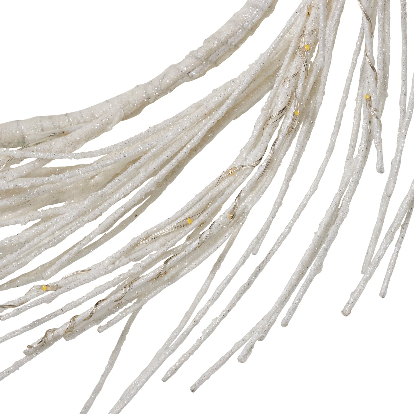 24 Inch Paper Wreath With LED Light