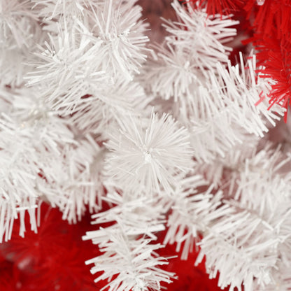 6ft Artificial Christmas Tree With 300 LED Lights And 900 Bendable Branches, Candy Cane Christmas Tree Holiday Decoration, Creative Decorated Trees, Xmas Tree Christmas Decorations